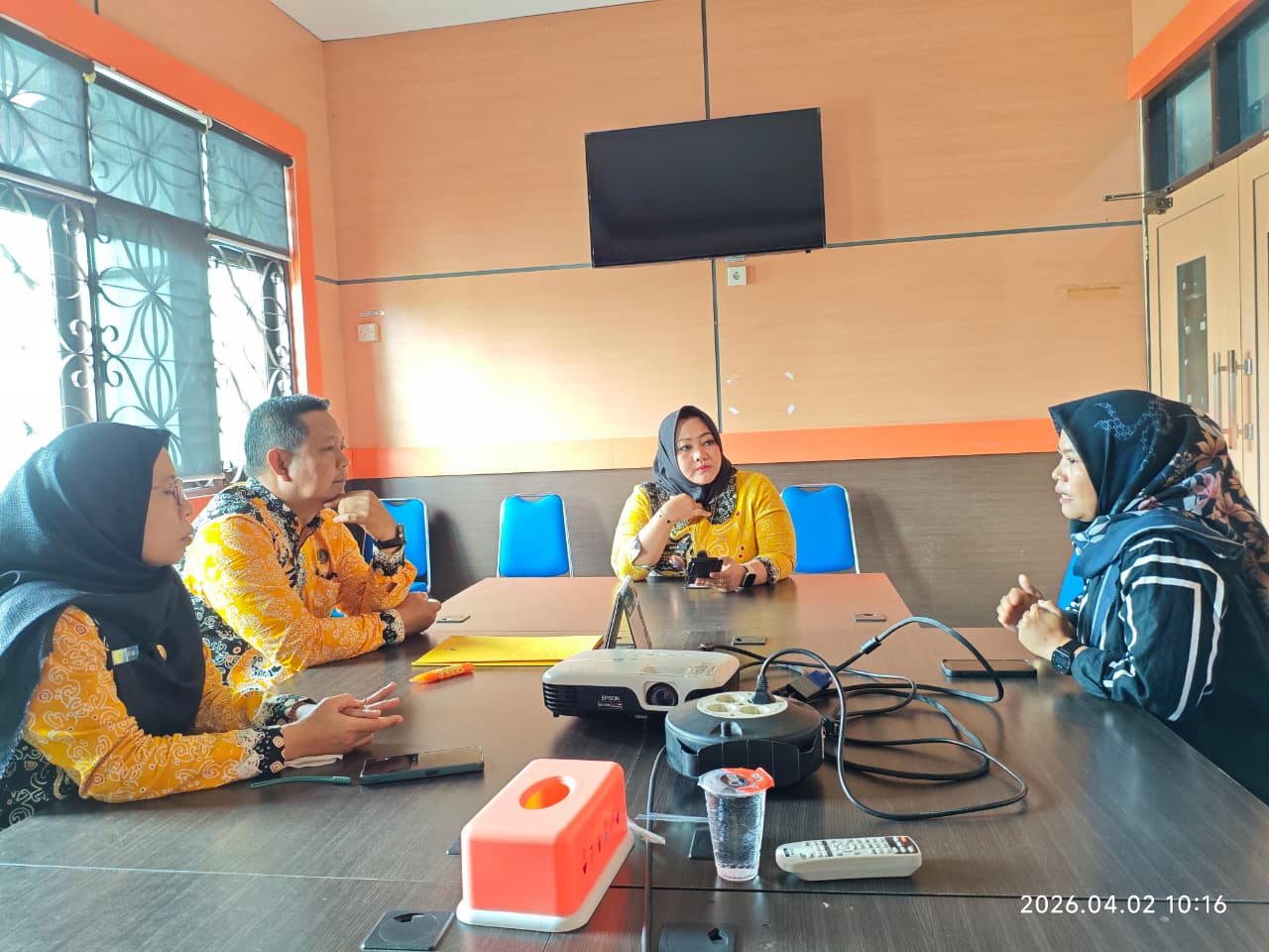 Audiensi Membangun Sinergi dan Kerja Sama Dengan Pihak Pemerintah Kecamatan Tarakan Utara